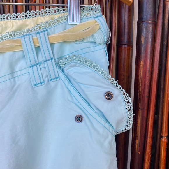 NWOT Miss Me Mint Patched Crop Pants - Picture 6 of 16